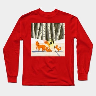 Foxes and the Lantern Long Sleeve T-Shirt